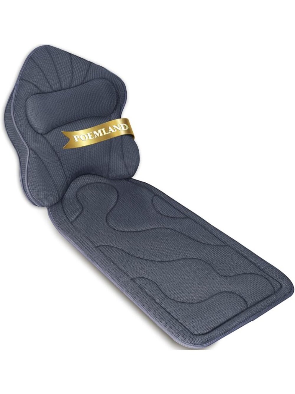 Extra Thick Full Body Bath Pillow for Relaxing Tub Spa Experience, Soft